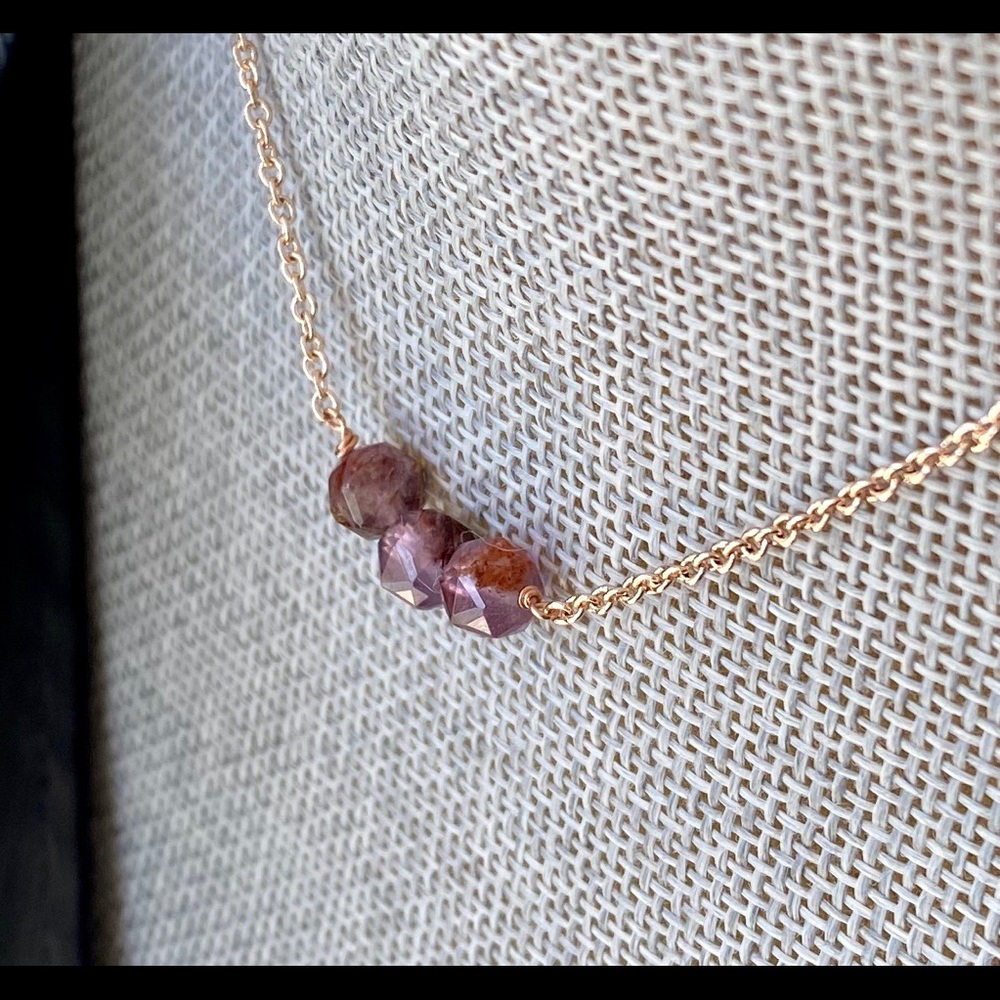 Purple Phantom Quartz Choker Necklace